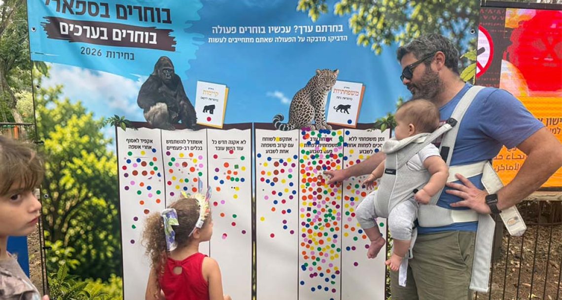 ערך המשפחתיות ניצח: נועה הנמרה, הזוכה הגדולה בבחירות בספארי ר”ג