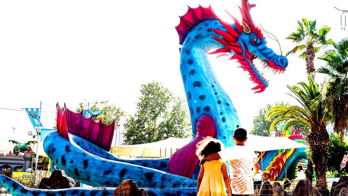 בפארק הדרקונים בראשל DRAGON WATER PARK פתח שעריו בראשל”צ